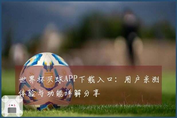 世界杯买球APP下载入口：用户亲测体验与功能详解分享